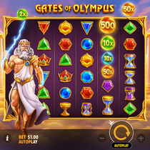 SpinLander - Gates of Olympus Slot Game by Pragmatic Play