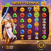 SpinLander - Gates of Olympus Slot Game by Pragmatic Play