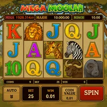 SpinLander - Mega Moolah Slot Game by Microgaming