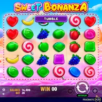 SpinLander - Sweet Bonanza Slot Game - Tumbling Reels and Multipliers